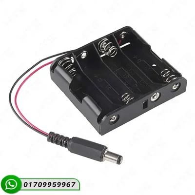 4 x AA Battery Holder with Jack