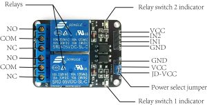 5V 2-Channel Relay Module Shield with Optocoupler Low Level Trigger for Arduino BD