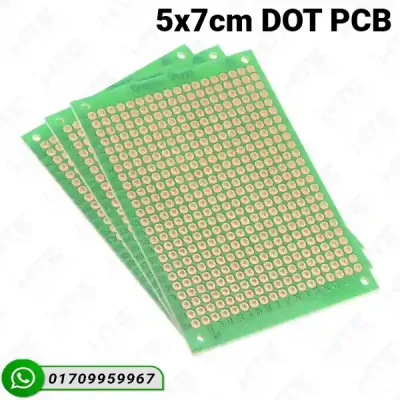 5x7cm Single-Sided Prototype PCB | Universal Circuit Board