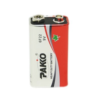 9 Volt Heavy Duty Battery Pakko Brand