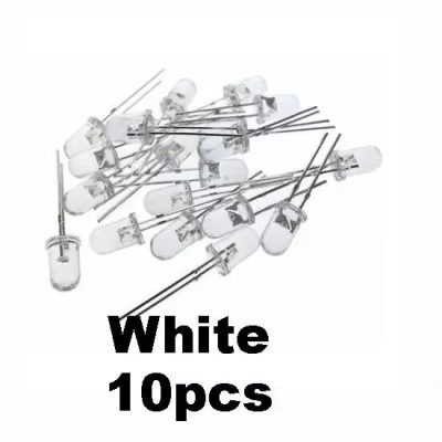 5mm White LED -10Pcs