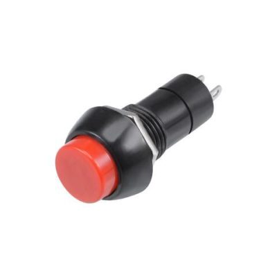 12mm NO Red Momentary Push Button Switch