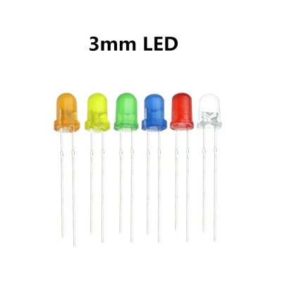 3mm LED lights -12 pcs
