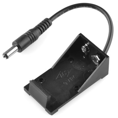 9V Battery Holder to DC Jack for Arduino