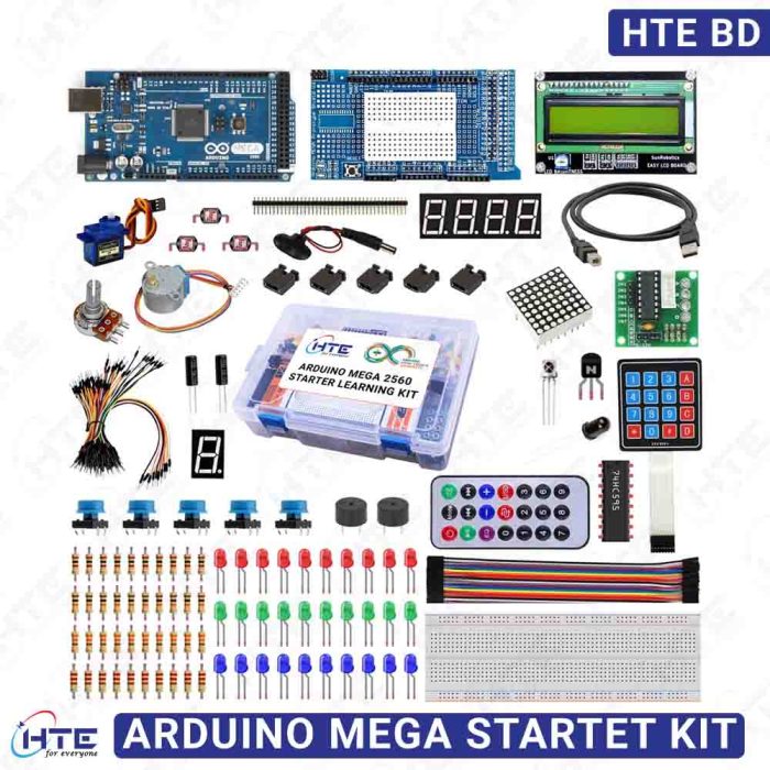 Best Arduino Learning Kit Arduino Mega 2560 Starter Learning KITS | HTE Bangladesh