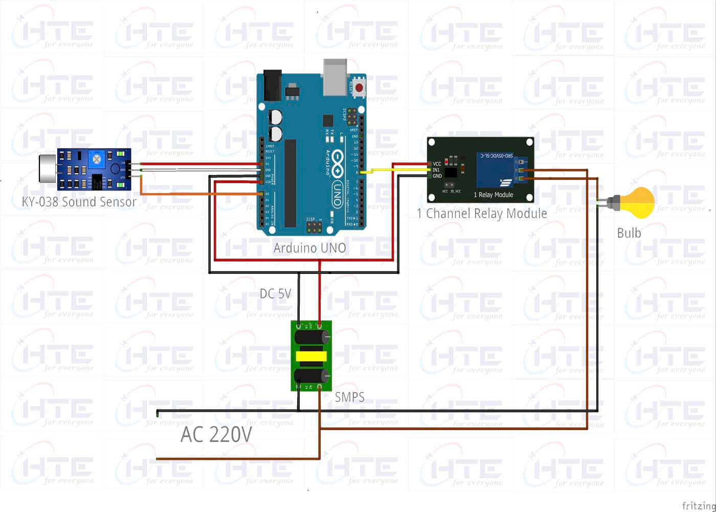 Clap Activated Light Switching System bb