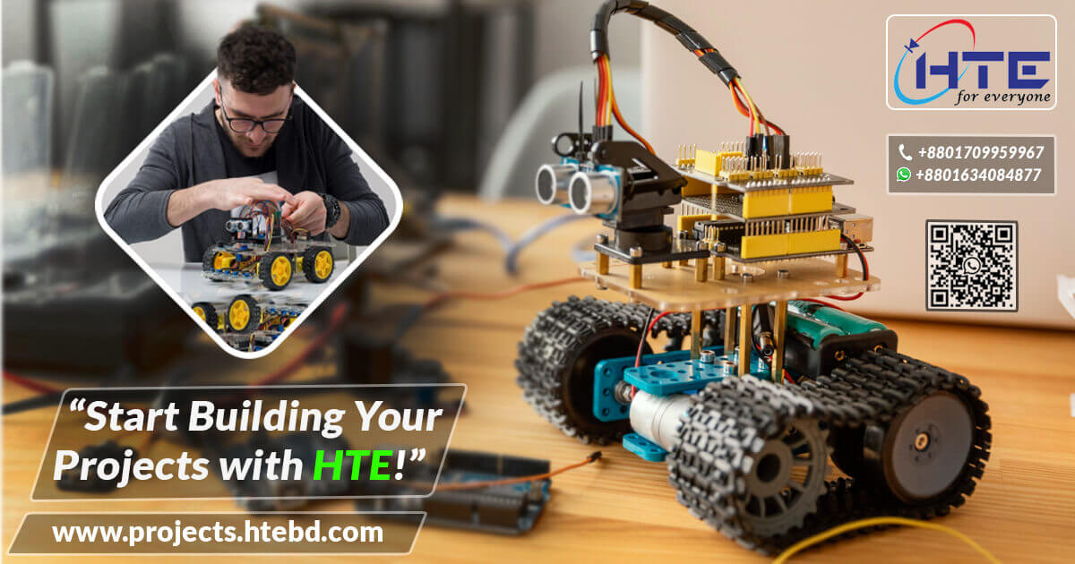 Fire Fighting Robot Using Arduino Uno - HTE Babgladesh