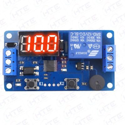 12V LED Digital Programmable Time Delay Relay Module