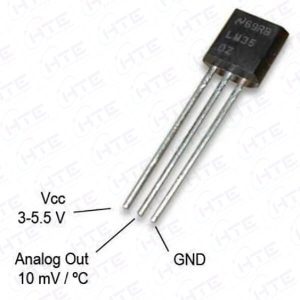 LM35 Temperature Sensor for Arduino