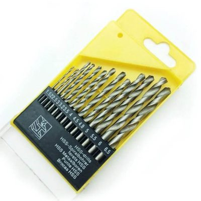 13pcs HSS Drill Bit Set for Electric and Manual Drilling Machines
