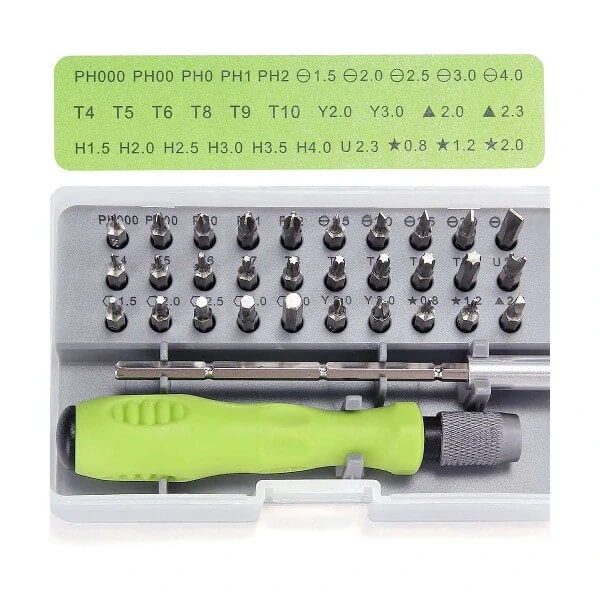 32-in-1 Magnetic Precision Screwdriver Set for Electronics and Repairs