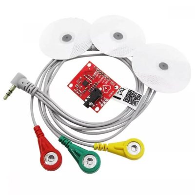 Add an appealing image of the ECG Module AD8232 with the alt text: “ECG Module AD8232 Heart Monitoring Sensor Kit