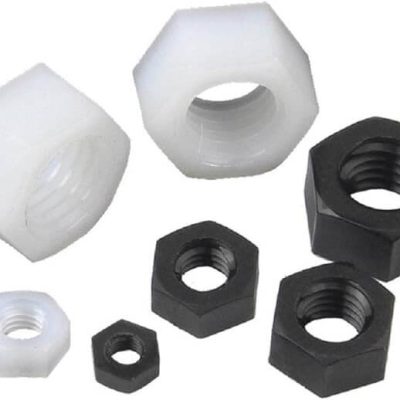 M3 Nylon Hex Nut Plastic Natural Color