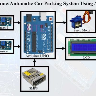 Automatic Car Parking System Using Arduino - Circuit Diagram and Components for EEE Final Year Project
