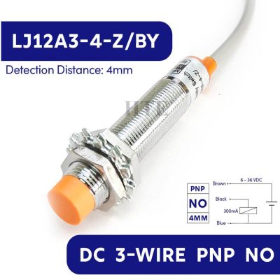 LJ12A3-4-Z/BY Inductive Proximity Sensor PNP NO 4mm DC 6-36V