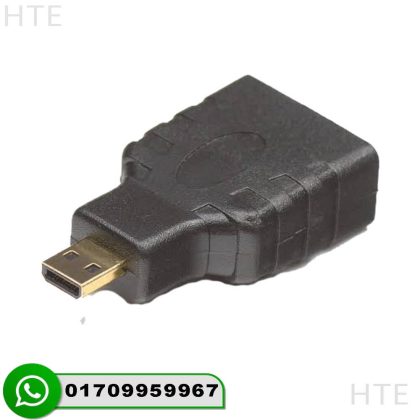 Raspberry Pi 4 with Micro HDMI Adapter for HDMI TV Connection