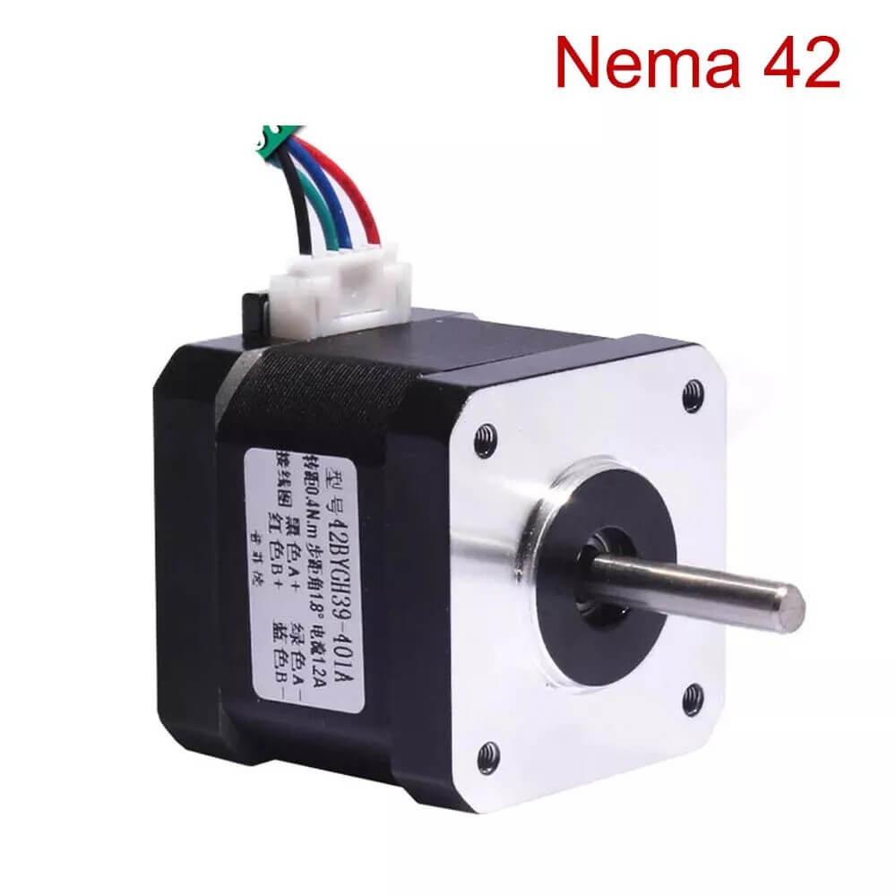 Nema 42 Stepper Motor 42BYGH39 0.4Nm 1.5A 1.8° Single Shaft - Image 2