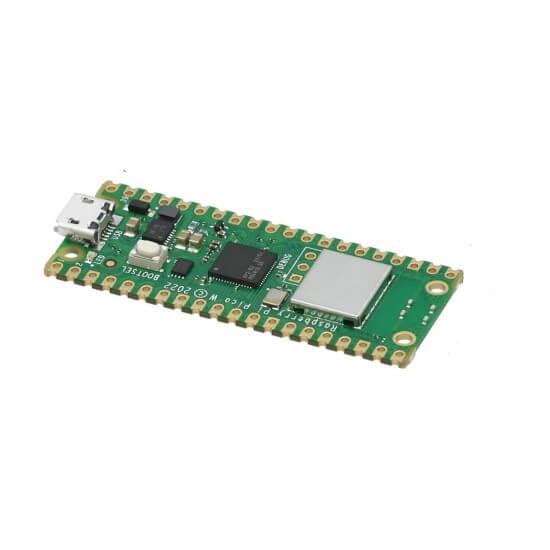 Raspberry Pi Pico W with Wi-Fi 4 and Dual-Core Processor - Perfect for IoT and Development Projects