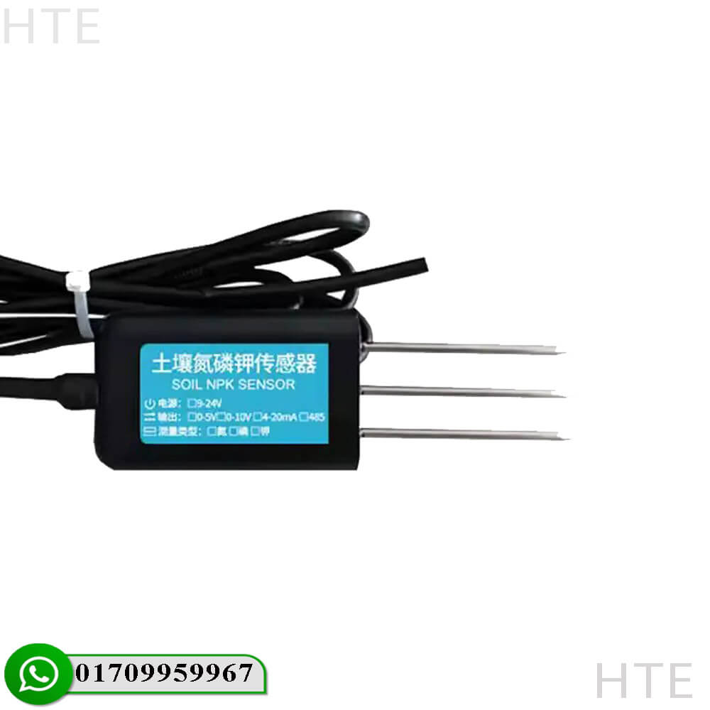 Soil NPK Sensor RS485 for Arduino – 3-in-1 Nutrient Detector measuring Nitrogen, Phosphorus, and Potassium for smart farming