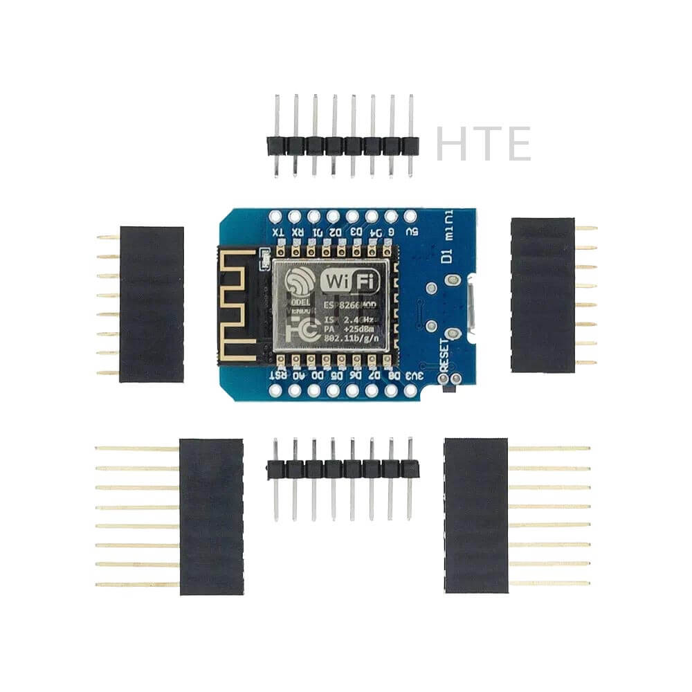 Wemos D1 Mini ESP8266 WiFi Development Board Front View