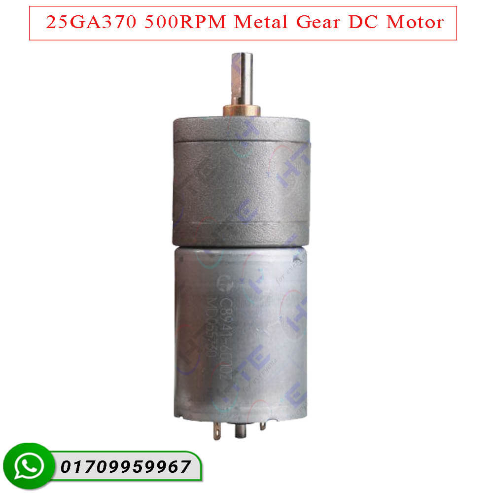 25GA-370 12V 130RPMDCReducer Gear Motor WithEncoder - DIGIKOM Electronics - View #9