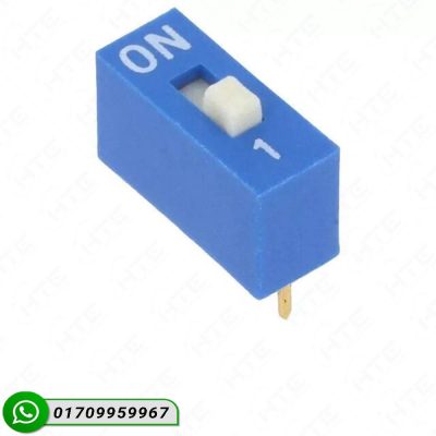 1 Position DIP Switch 2.54mm Pitch for Electronics PCB and Breadboard Projects