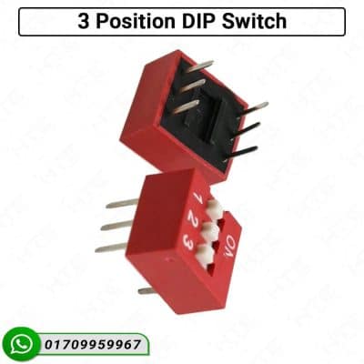 3 Position DIP Switch 2.54mm Pitch Bangladesh HTEBD