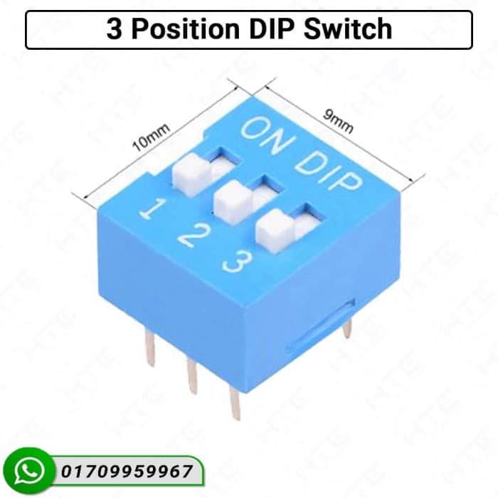 3 Position DIP Switch 2.54mm Pitch Online – Best Quality Horizontal ...