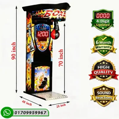 Updated 4 Digit Boxing Machine – High-Quality Gym Boxing Machine
