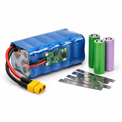 Professional custom battery pack with BMS and XT60 connector