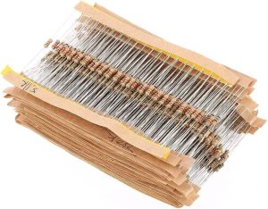 HTE Resistors KIT containing 100 pieces of assorted resistance values