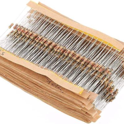 HTE Resistors KIT containing 100 pieces of assorted resistance values