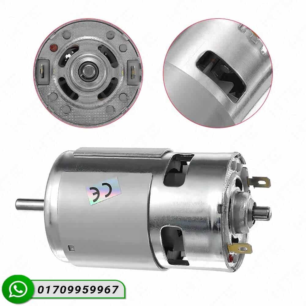High-Speed 775 DC Motor, 12V, 21000 RPM, Double Bearing, High Torque, Industrial-Grade Small DC Motor - Image 4
