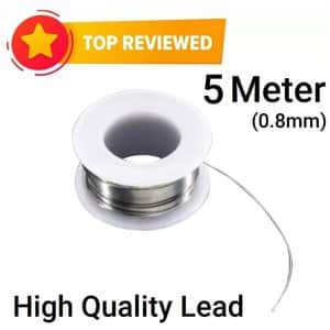 Soldering lead .8mm high-purity rosin core wire for electronics.