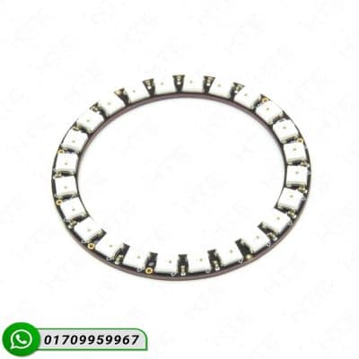 WS2812 24-Bit RGB LED Ring – Versatile 5050 Addressable LED Module for Arduino & ESP32