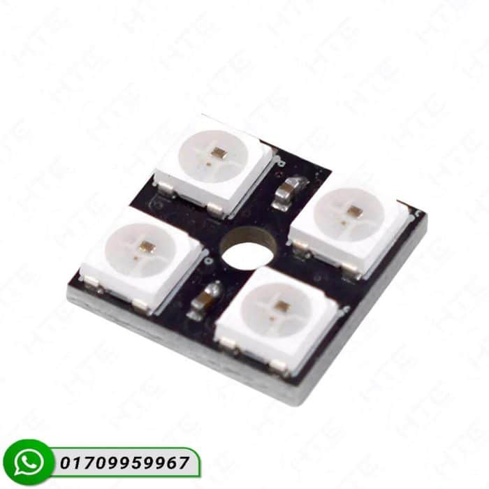WS2812 5050 RGB LED Module 4-Bit | HTE Bangladesh