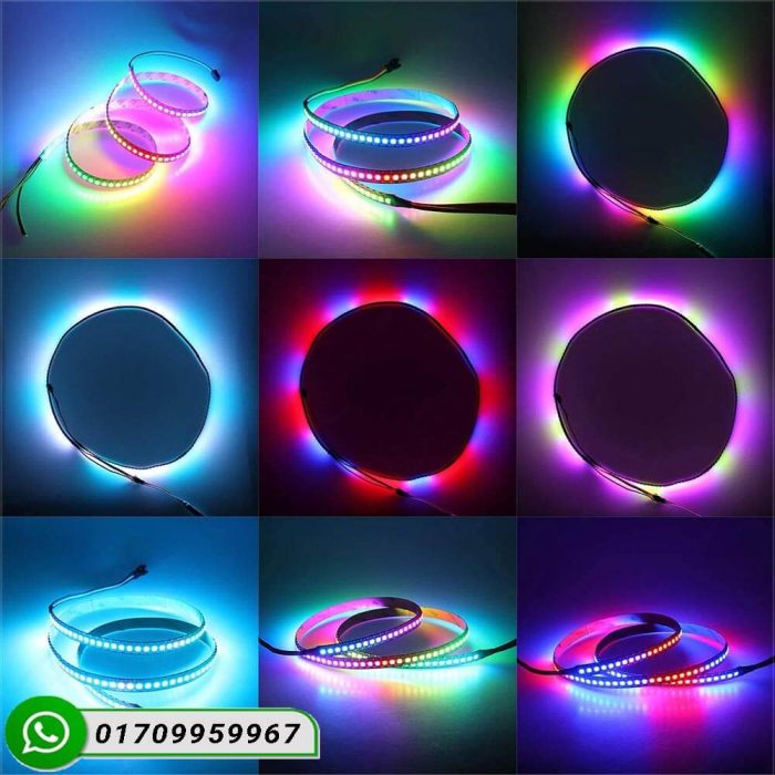 5v Addressable Rgb WS2812B Addressable RGB LED Strip 5V | HTE Bangladesh