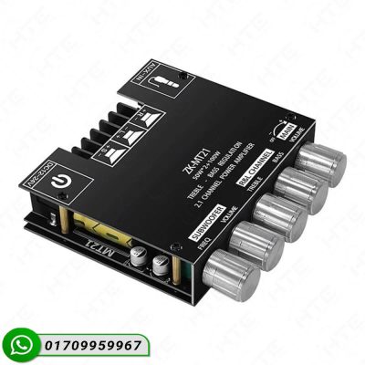 ZK-MT21 2.1 Channel Bluetooth Amplifier Module for DIY Audio Projects.