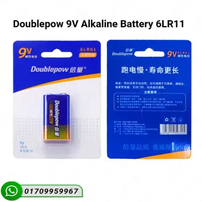 Doublepow 9V Alkaline Battery 6LR11
