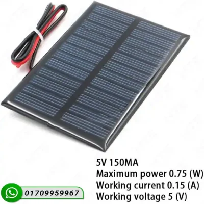Mini Solar Panel 5V 150mA