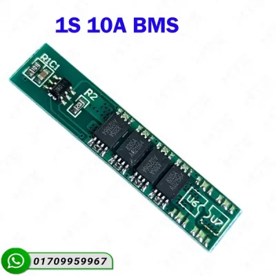 1s BMS 3.7V 10A Li-ion 18650 Battery Protection Board
