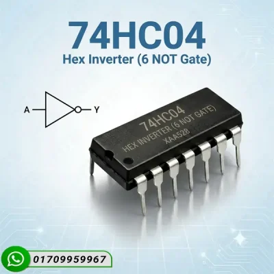 74HC04 Hex Inverter (6 NOT Gate)