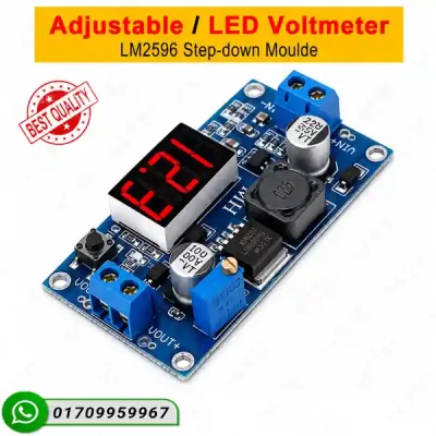 LM2596 Step Down Buck Converter Module with LED Display