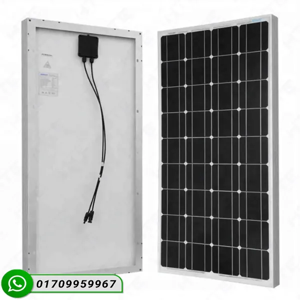 100W Monocrystalline Solar Panel 12V – High Efficiency 100 Watt Mono Solar Pane - Image 3