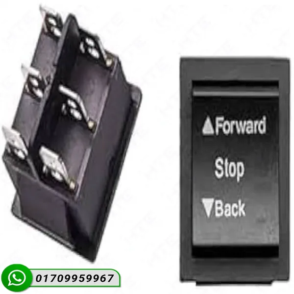 Heavy Duty Forward Reverse Switch 6-Pin DPDT Polarity Reversal Component BD