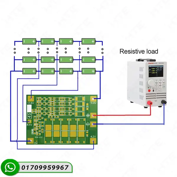 4S 40A BMS Battery connection