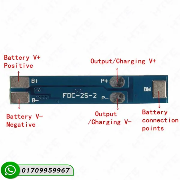 Buy 2S 3A BMS 7.4V 8.4V Lithium Battery Protection