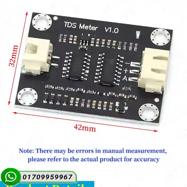 Gravity Analog TDS Sensor V1.0 Water Quality Meter Module for Arduino Project - Image 2