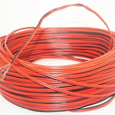 24AWG 2-Core Twin Low Voltage Wire for LED Strip, Speaker & Automotive (300V, 1M)