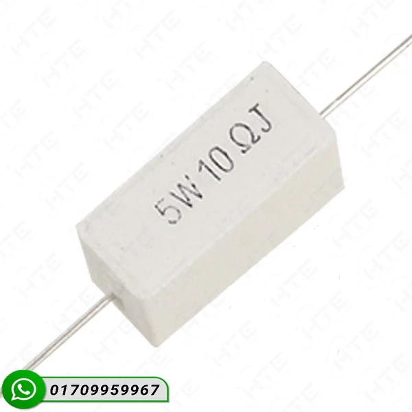 10 Ohm 5W Ceramic Resistor